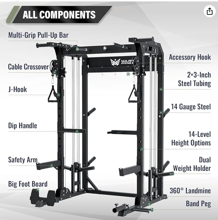 Multi-Functional Power Rack